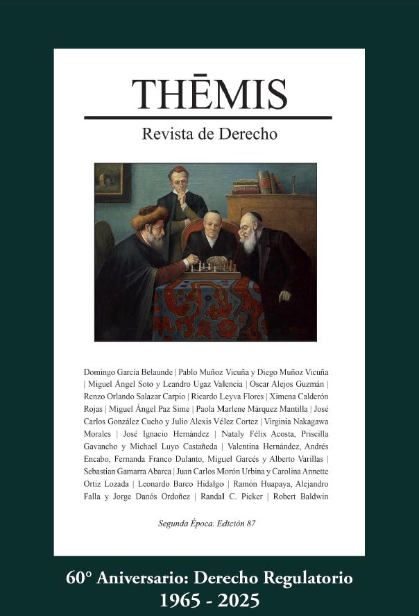 					Ver Núm. 87 (2025): Derecho Regulatorio
				