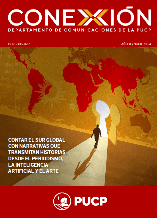 					Ver Núm. 24 (2025): Contar el sur global con narrativas que transmitan historias desde el periodismo, la inteligencia artificial y el arte
				